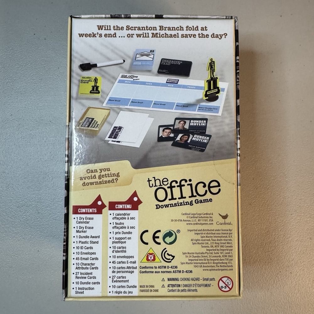 Cardinal Games The Office Downsizing Game Sealed - Picture 3 of 4
